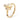 Triple Layer Ring in Gold Vermeil