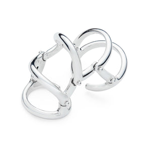 Drop Armour Ring With Double Hinge
