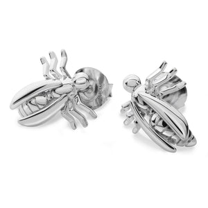 3D Sterling Wasp Studs