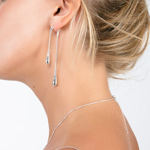 Double Drop Earrings Front and Back