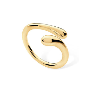 Open Drop Ring in Gold Vermeil