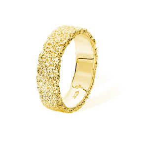 Hula Middle Ring in Gold Vermeil