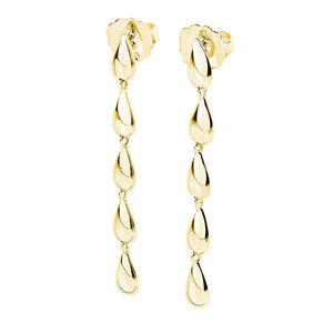 Tear Drop Earrings in Gold Vermeil