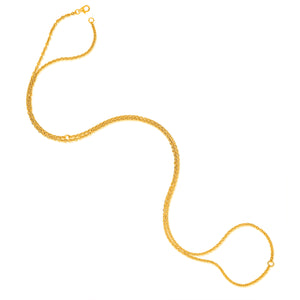 30" Long Gold Vermeil Chain